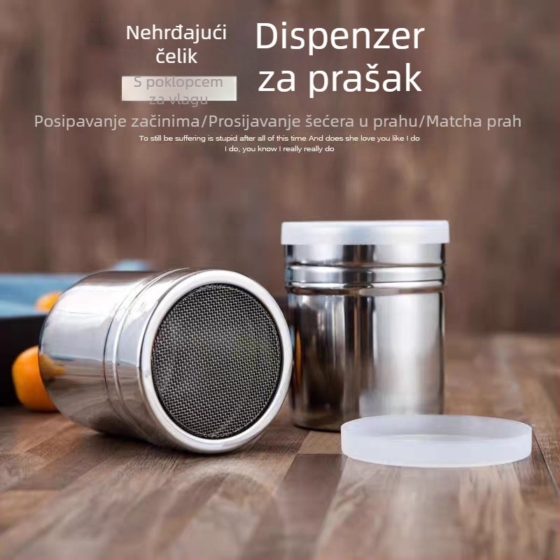 Spray praha s finom mrežom – boca za začine kakao i kava, alat za pečenje, lansiran 2023, moderan stil jednostavnosti