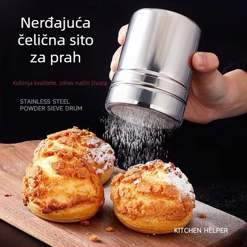 Spray praha s finom mrežom – boca za začine kakao i kava, alat za pečenje, lansiran 2023, moderan stil jednostavnosti