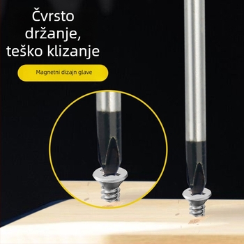 Križna odvrtka – magnetska, izolirana, visokougljična čeli, držač PP+TPR