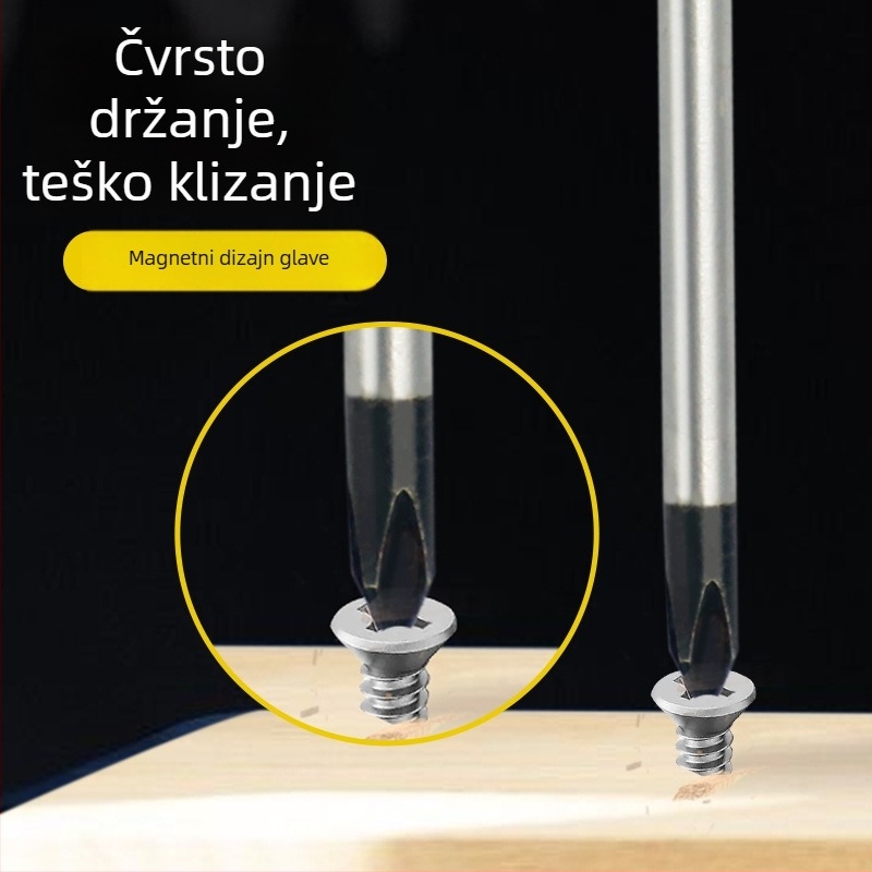 Križna odvrtka – magnetska, izolirana, visokougljična čeli, držač PP+TPR