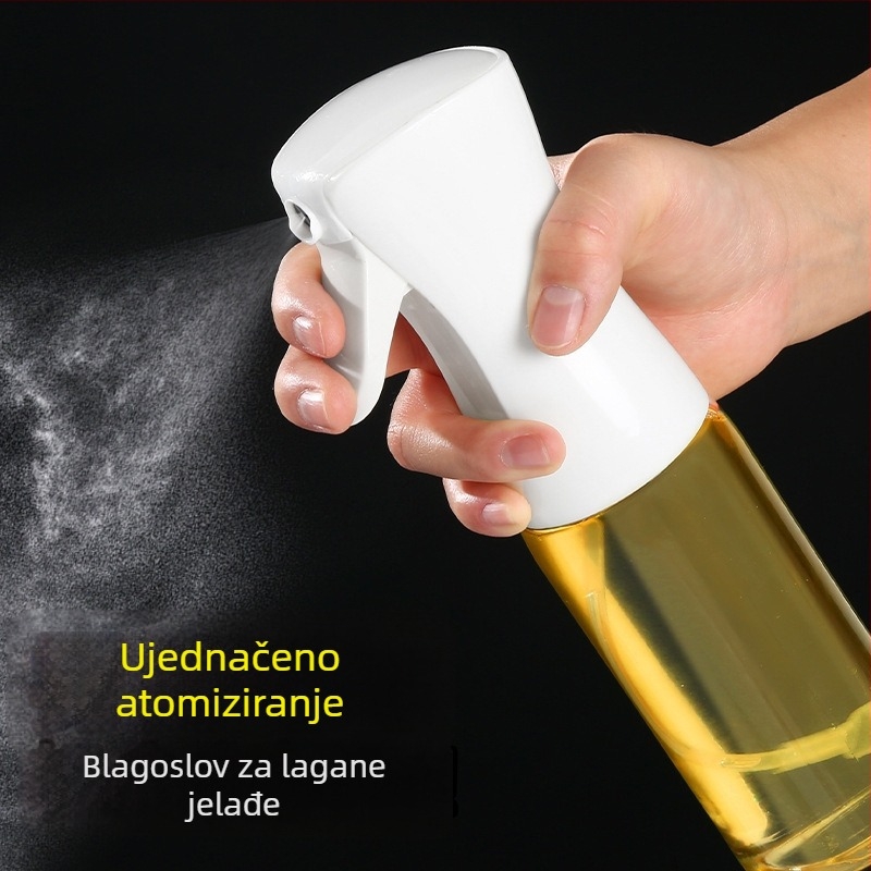Spray boca za ulje, staklo i plast, moderni minimalistički stil, pritisnite za raspršivanje