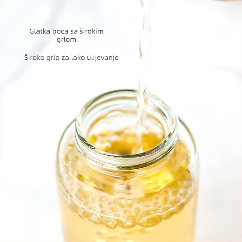 Staklena bočica za raspršivanje ulja 220 ml za kuhinju