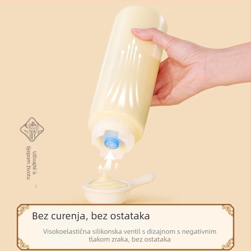 Tangya tanray Boca za iscijeđivanje umaka i dresinga – plastika, hrana-kvaliteta, oštar vrh, za tekuće začine, Premium, lansiranje zima 2024