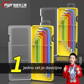 Set unutarnjih šesterokutnih ključeva, krom-vanadijev čelik Cr_V