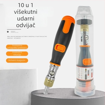 TEBON dvostruki odvijač set, magnetski, neizolirani, S2 alatna čeli, uključuje križne, ravne i posebne glave