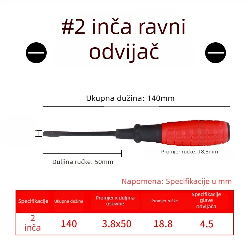 CHKL izolirani odvijač s Phillips glavom od visoko ugljičnog čelika