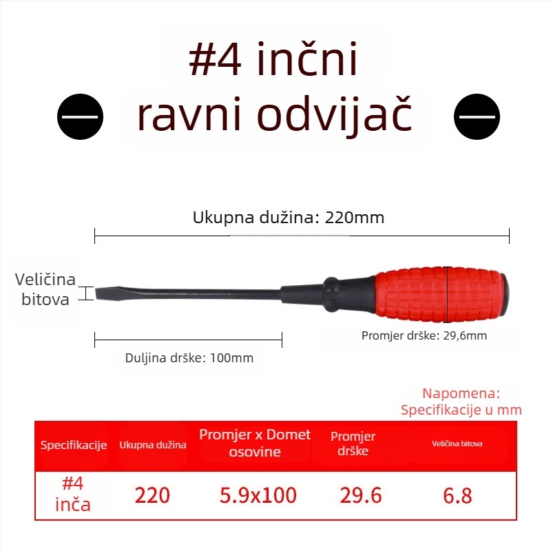 CHKL izolirani odvijač s Phillips glavom od visoko ugljičnog čelika