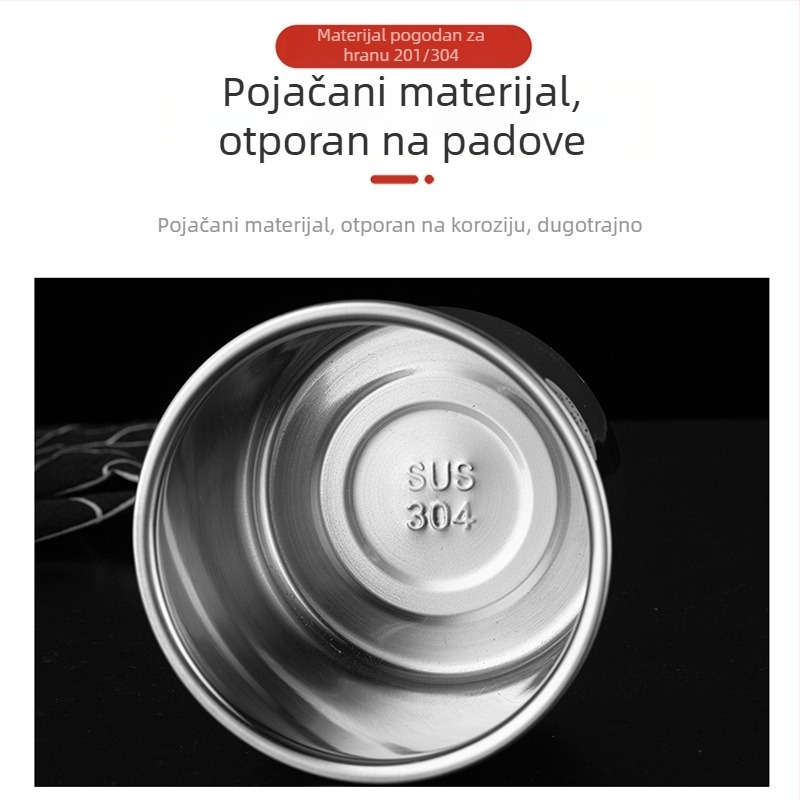 Posuda za začine od čelika 304 s poklopcem, za tekuće začine, moderni minimalistički stil, prilagodba i ispis logotipa