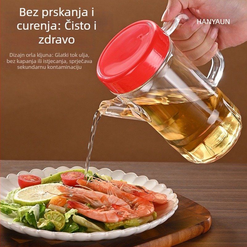 Plastične bočice za začinske mješavine s izljevom, prozirne staklenke za začinske i kutija za začinske; Han Yalin, tisk logotipa, prilagodba, stil Light Luxury