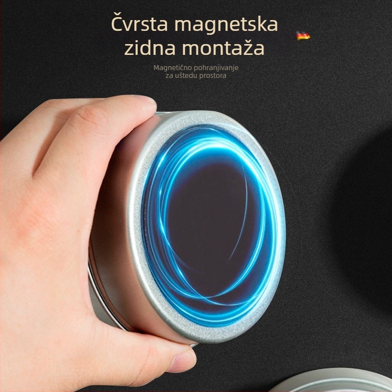 Bosans magnetska kutija za začine s poklopcem – za čvrste začine, moguć prilagodljiv logotip, moderan minimalistički dizajn