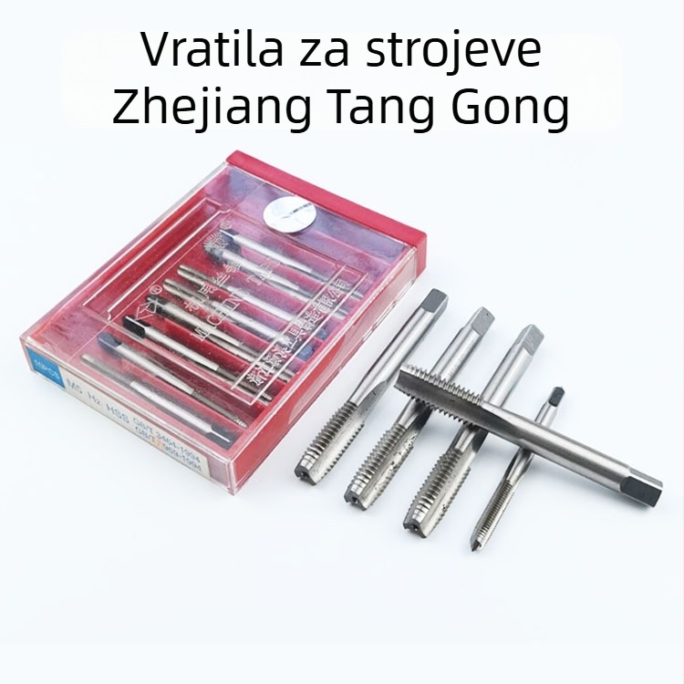 Tangxi strojni navojni alati – ravni navojni alati za M2.5, M3, M8, M10, M12
