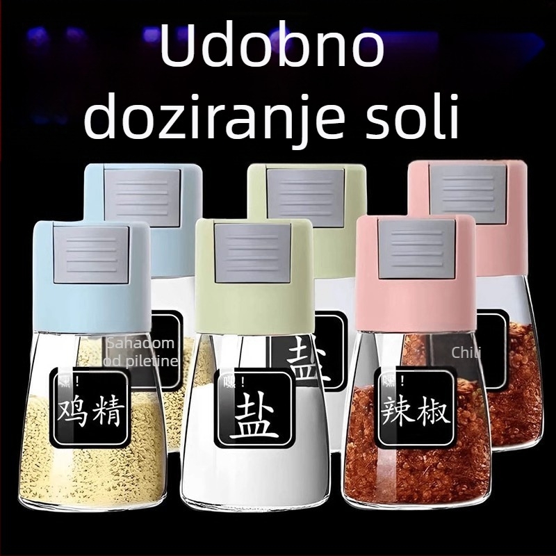 Mjerna solnica za čvrste začine, plastično tijelo, marka Qiwang