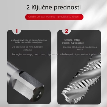 YG TAP navojni tap iz nehrđajućeg čelika za strojnu uporabu