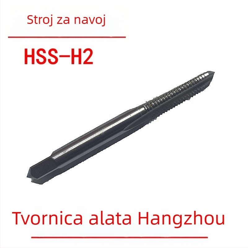 Strojni tapsovi s ravnim žljebovima, metrički M3–M30, HSS