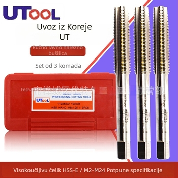 UT Ručni set tapsa, metrički, 3-dijelni, navoj 5G