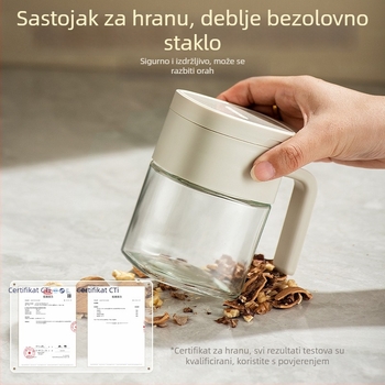 Chef Jun Plastični Set Posuda Za Začine S Zaštitom Od Vlage I Mogućnošću Otiska Logotipa