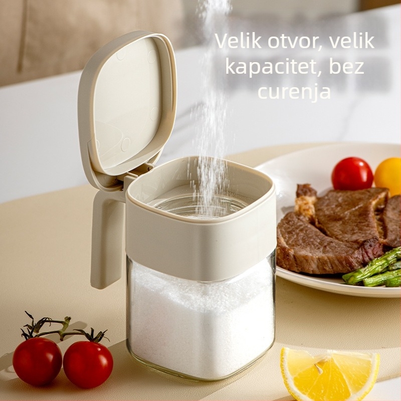 Chef Jun Plastični Set Posuda Za Začine S Zaštitom Od Vlage I Mogućnošću Otiska Logotipa