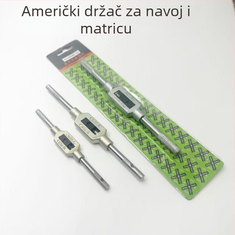 Ručni tap ključ, američkog stila, rasponi M1-M10, M3-M12, M13-M32, M18-M32