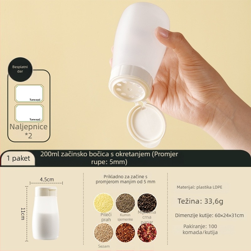 Kutija za sol za začine, Tangya Tanray, plastika, čvrste začine, japanski stil