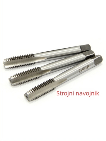 Set ručnih tapskih alata, 2 komada, strojni alat za navijanje navojem, bušilica za navoj, ručni alat za navijanje M3-M24