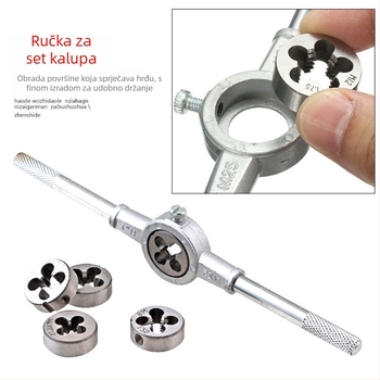 8-dijelni metrički set za navrtavanje s kljucevima za tapove