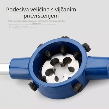 Hang Blade ključ s tresčotkom, galvanizirani, cinkova zlitina, glava s okruglimi zubima, navoj M2-M36