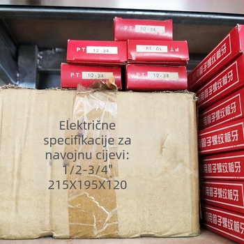 Električna glava za navoj cijevi | Golden Arrow | model 1-2 | grub navoj