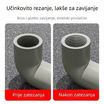 Set od 6 dijelova za navoj vodovodnih cijevi i PPR cijevi