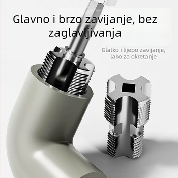 Set od 6 dijelova za navoj vodovodnih cijevi i PPR cijevi