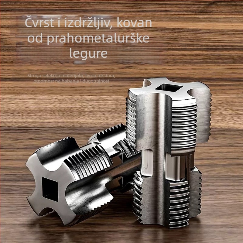 Set od 6 dijelova za navoj vodovodnih cijevi i PPR cijevi