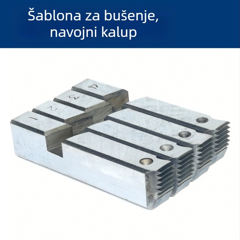 Električna mašina za navoje s vanjskom glavom za navoje galvanizirane cijevi