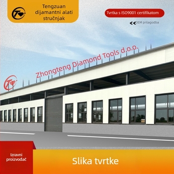 Vrtno svrdlo za kutnu brusilicu za keramicne pločice i mramor — sa zubima, suho bušenje, zavaren karbid, pogodno za keramicke ploče i kamene ploče