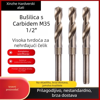 Svrtač za metal s M35 kobaltom, HSS, ravni držač