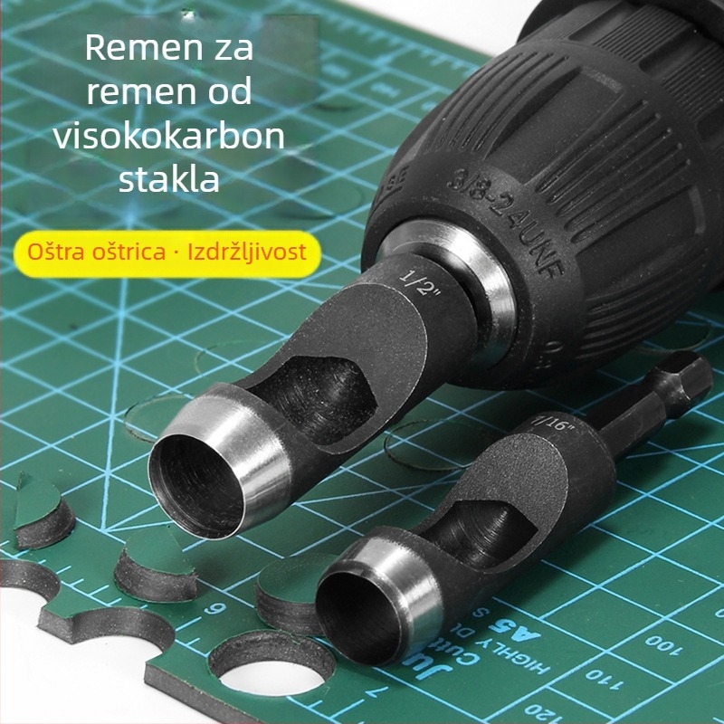 Unaprijeđeni integrirani probijač remena za plastične i gumene kutije te mulč film (električni/ručni)