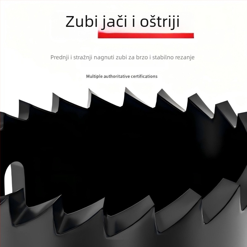 Set za bušenje rupa u drvu – Višenamjenski alat za bušenje i proširivanje rupa na drvenim pločama i gips kartonu
