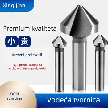 Star sword alat za fasiranje s vijkom i konusnom glavom, visoko ugljično čelika, cilindrična ručka, 90°, Ø4.3–40 mm, trostruka burr bušilica