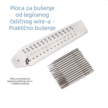 Alati za popravak satova – Mercury Wire Board, Tapping Board, Tap i Die, Miniature Tap Board Set (1 komad; održavanje telekomunikacija)