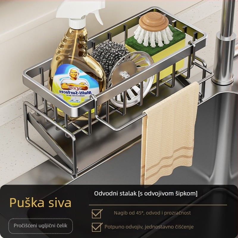 Get art kuhinjski skladišni stalak — višenamjenski, ugljični čelik, svijetli luksuz stil, lansiran studenog 2024