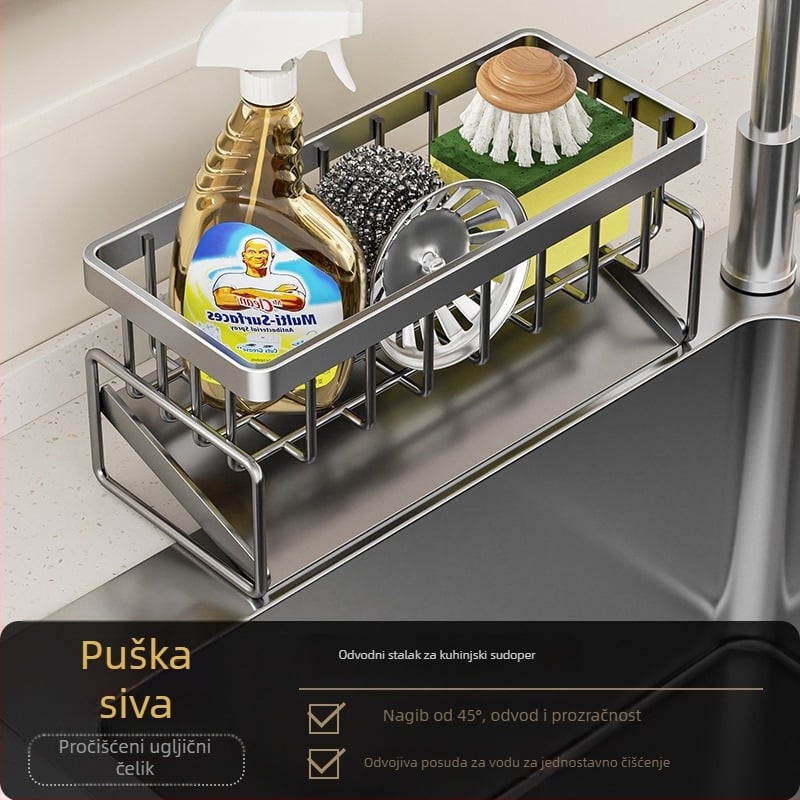 Get art kuhinjski skladišni stalak — višenamjenski, ugljični čelik, svijetli luksuz stil, lansiran studenog 2024