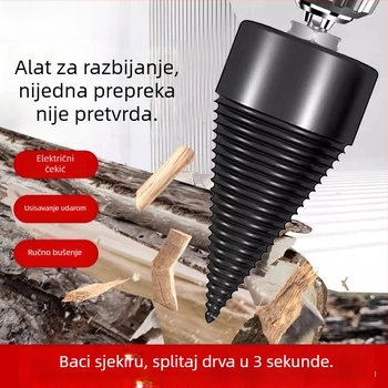 War Alliance Električni cepač drva za kućnu upotrebu – Stroj za cijepanje drva