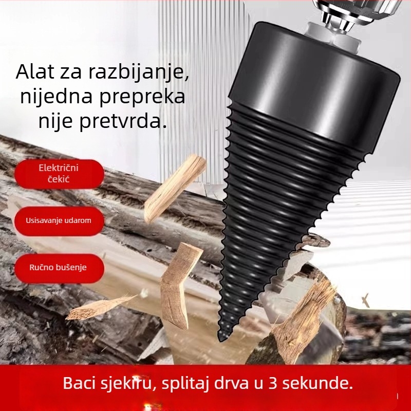 War Alliance Električni cepač drva za kućnu upotrebu – Stroj za cijepanje drva