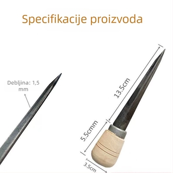 Ručni set od rotanog pletenja: alat za podizanje, viseća košara, koš za pohranu stolice od rotan, željeni nož za odabir, igla/šil rotan.