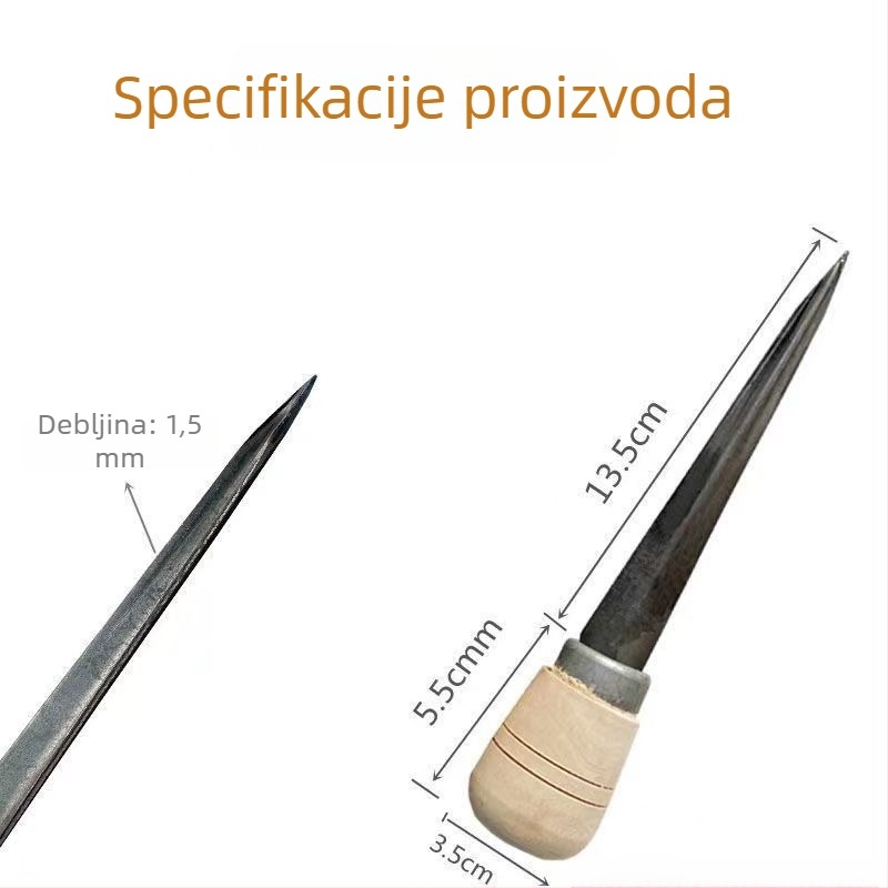 Ručni set od rotanog pletenja: alat za podizanje, viseća košara, koš za pohranu stolice od rotan, željeni nož za odabir, igla/šil rotan.