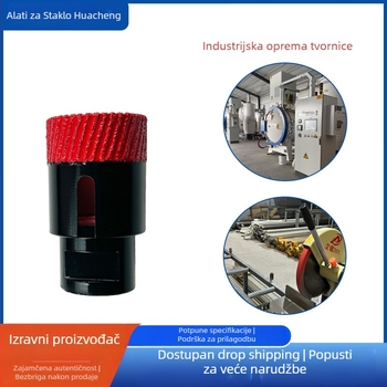 M14 brazed diamantna bušilica za otvaranje rupa sa uređenim rasporedom segmenata za mramor, pločice, staklo i granit