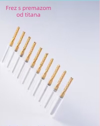 Ravna freza za PCB s titanijskim premazom, PCB freza, volfram čelik, Haochen