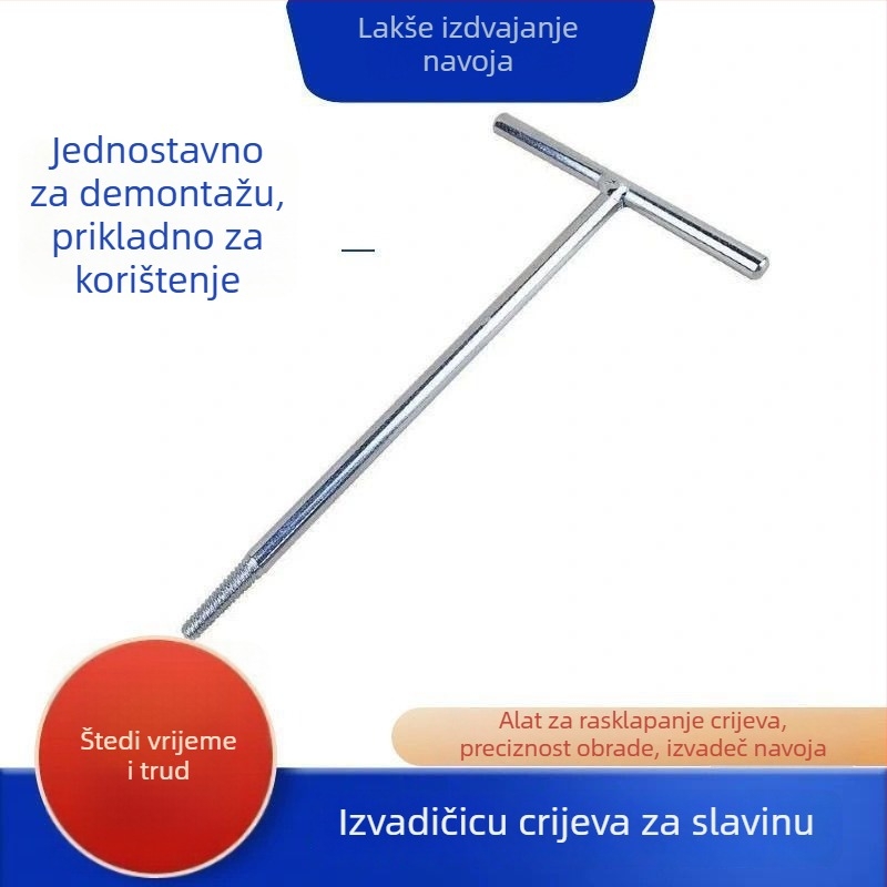 Alat za uklanjanje slomljene cijevi iz dovoda slavine – ekstraktor za slomljene cijevi i uklanjanje dovoda umivaonika