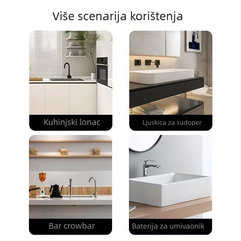 Alat za uklanjanje slomljene cijevi iz dovoda slavine – ekstraktor za slomljene cijevi i uklanjanje dovoda umivaonika