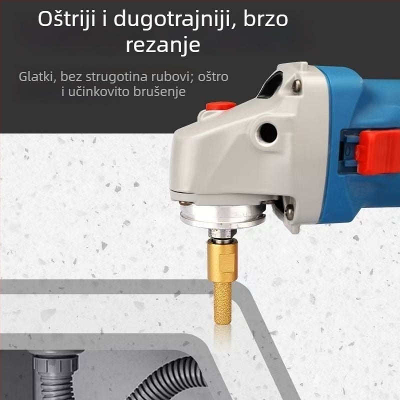 Master ding Dijamantna glava za brušenje za alat za kanale – prilagodljiva