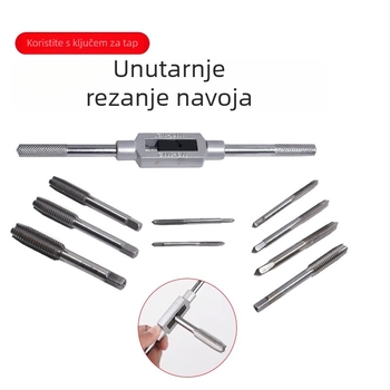 Xinsen Tuo Ručni Set Za Navoj I Die, Visoka Tvrdoća, Metrički Navoj, Za Metal