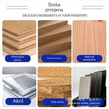 Frez za glodalicu, dvostrani, spiralna volfram čelik, za CNC obradu akrila i graviranje drva